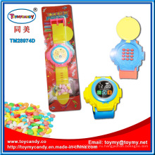 Музыкальное освещение говорящий мобильный телефон часы игрушка с конфетами